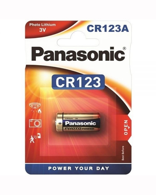 Батарейка литиевая PANASONIC CR-123/1BP - фото 1