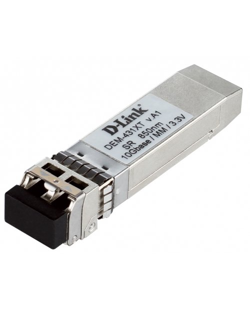 D-Link DEM-431XT SFP-трансивер с 1 портом 10GBASE-SR (без DDM)  многомод питание 3.3 В (до 300м) - фото 1