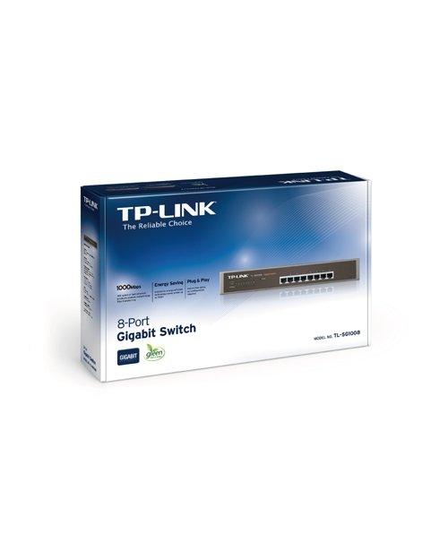 TP-Link   TL-SG1008 8-портовый гигабитный коммутатор