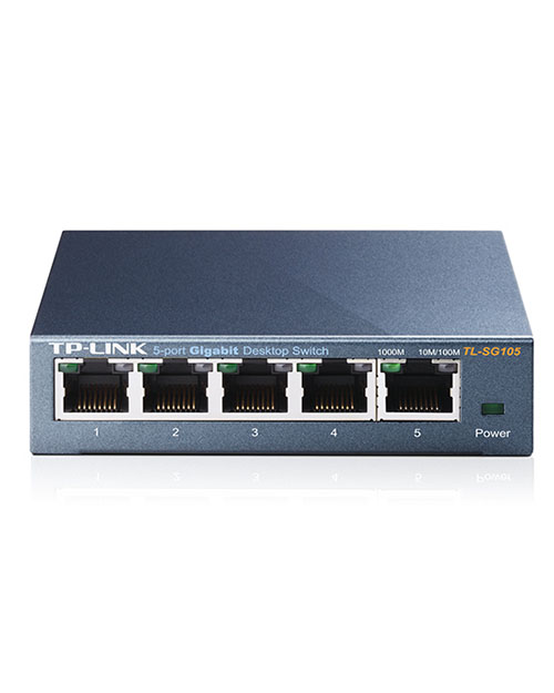 TP-Link TL-SG105 5-портовый 10/100/1000 Мбит/с настольный коммутатор - фото 1