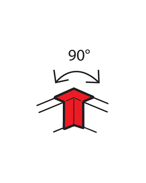 Legrand 638013 Плоский угол 100х50 METRA