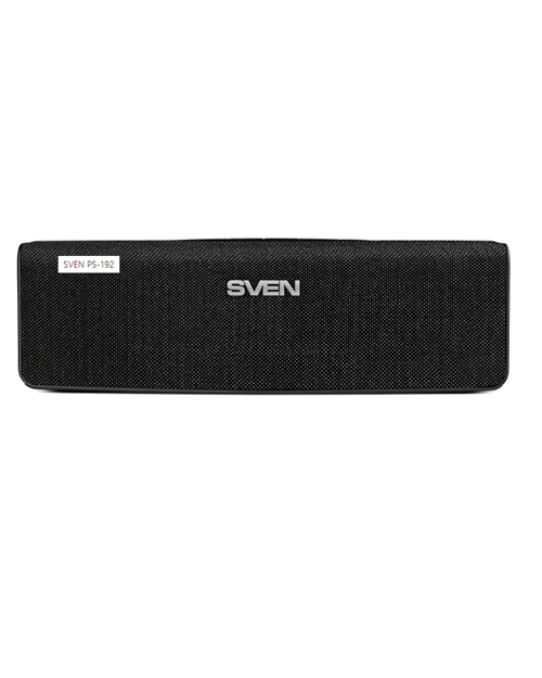 Колонка SVEN PS-192, black (16W, Bluetooth, FM, USB, microSD, 2400mA*h) - фото 2