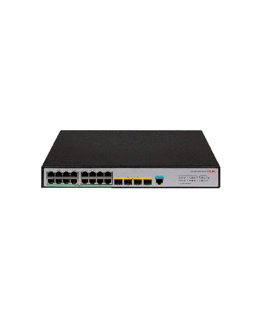 Коммутатор H3C S5120V3-20P-LI L3 Ethernet Switch with 16*10/100/1000BASE-T Ports and 4*1000BASE-X SFP Ports,(AC) - фото 1