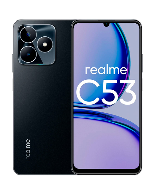 Realme  Смартфон  C53 6+128 Gb Mighty Black RMX3760 INT+NFC (RU)