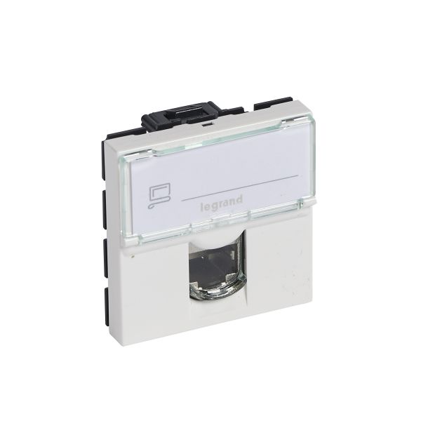 Legrand 076554 MOSAIC RJ45 UTP кат5е 2мод бел