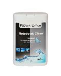 F430029 "FAVORIT OFFICE" Notebook Clean Влажные салфетки для Ноутбуков (фляга - 100 шт)