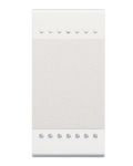 Legrand N4003N LivingLight Переключатель с винтовыми клемами, размер 1 модуль, цвет белый