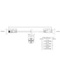 Hyperline PC-LPM-UTP-RJ45-RJ45-C5e-3M-LSZH-GY Патч-корд U/UTP, Cat.5e (100% Fluke Component Tested)