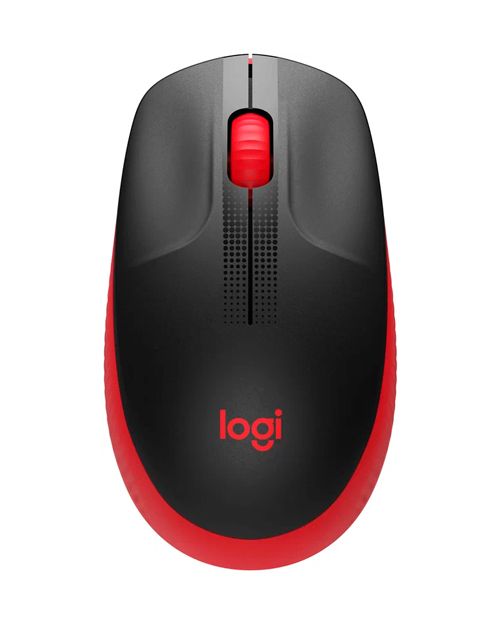 Беспроводная мышь LOGITECH M190 red-black