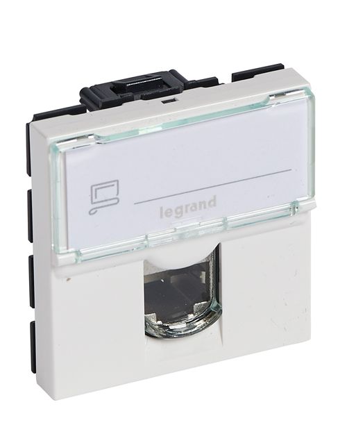 Legrand 076564 MOSAIC RJ45 UTP кат6 2мод бел