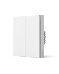 Настенный выключатель двухклавишный AQARA Smart Wall Switch H1 (No Neutral, Double Rocker)