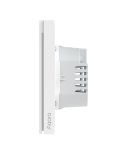 Настенный выключатель двухклавишный AQARA Smart Wall Switch H1 (No Neutral, Double Rocker)