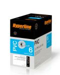 Hyperline UUTP4-C6-S23-IN-PVC-GY-305 (305 м) Кабель витая пара, неэкранированная U/UTP, категория 6