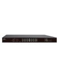 UNV NSW2010-16T2GC-POE-IN 16*100Mbps PoE ports (RJ45)+2*1000Mbps Combo ports