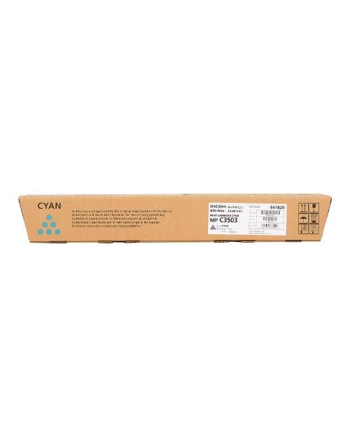 Ricoh 841820 Тонер-картридж тип MP C3503 голубой