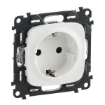 Legrand 753724 VLN-a БЕЛ Роз 2К+З с/шт,винт.