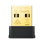 TP-Link Archer T2UB Nano Сверхкомпактный двухдиапазонный USB‑адаптер с поддержкой Wi‑Fi AC600