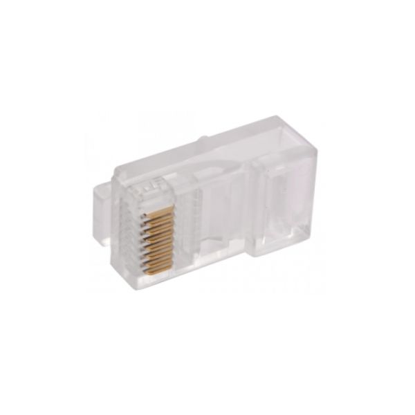 EPNEW Модульный разъем UTP, RJ-45*1 кат 5е slim (узкопроф.)