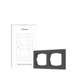 Рамка для выключателя Aqara Switch Frame H2 EU (2-gang) Gray