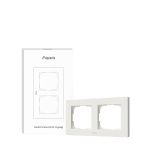 Рамка для выключателя Aqara Switch Frame H2 EU (2-gang) White