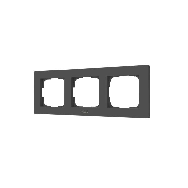 Рамка для выключателя тройная Aqara Switch Frame H2 EU (3-gang) Gray