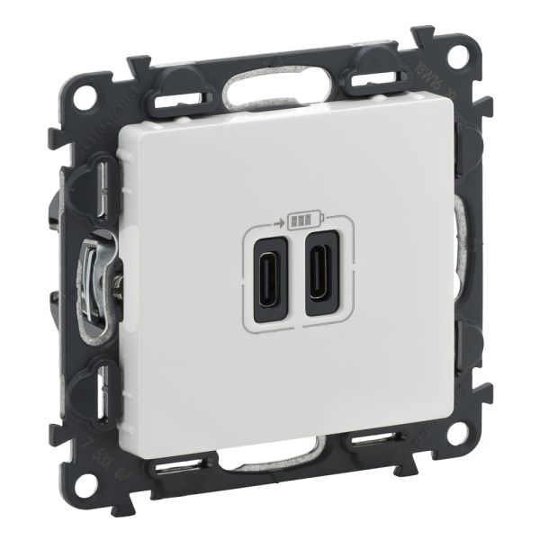 Legrand 753107 Vln-l БЕЛ Зарядка USB C-C