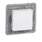 Legrand 764547 NILOE Роз. крыш. 2К+З IP44 Бел
