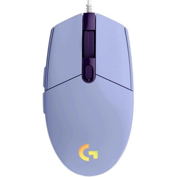 Мышь компьютерная Mouse wired LOGITECH G102 LIGHTSYNC, LILAC