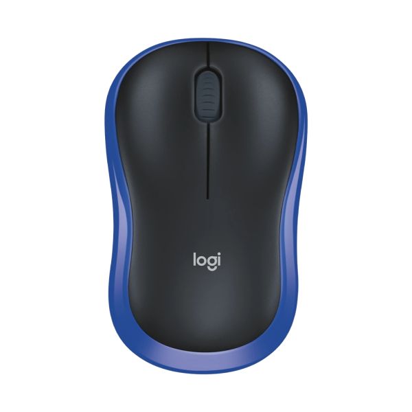 Мышь компьютерная  Mouse wireless LOGITECH M185, Blue