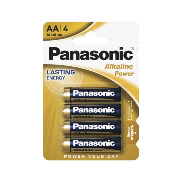 Батарейка щелочная PANASONIC Alkaline Power AA/4B