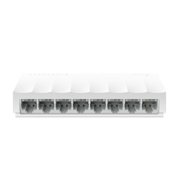 TP-Link LS1008 8-портовый коммутатор, 8-портовый 10/100 Мбит/с настольный пластиковый коммутатор