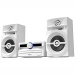 Panasonic SC-UX100EE-W Мини-система 2.0, CD, USB, FM, Bluetooth, 300 Вт, белая