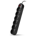Сетевой фильтр SVEN SF-06L 3,0 м (6 sockets)  черный