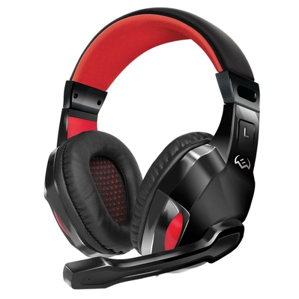 SVEN AP-G857MV Игровые стереонаушники с микрофоном черный-красный