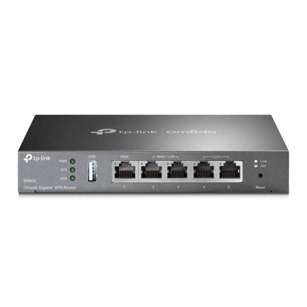 TP-Link TL-ER605 Omada гигабитный Multi‑WAN VPN‑маршрутизатор