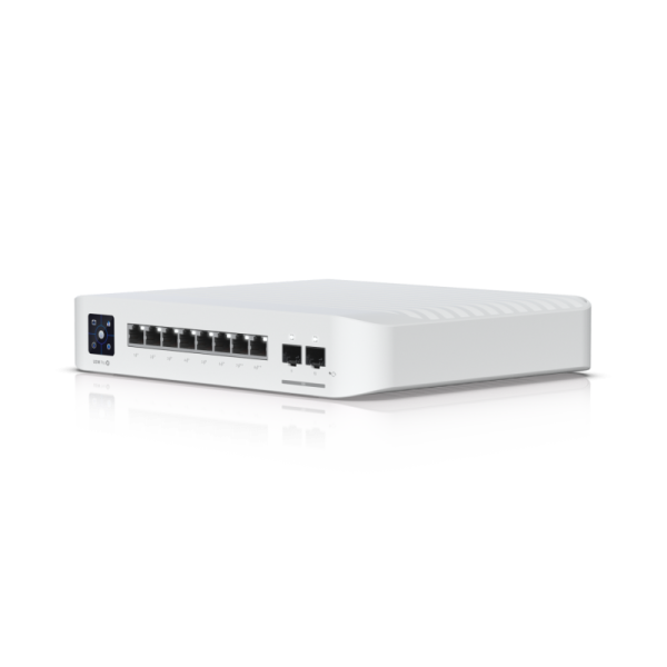 Коммутатор Ubiquiti 8 портов с PoE++ 1Gbit и SFP+ Uplink