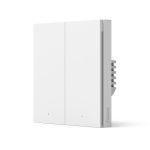 Настенный выключатель двухклавишный AQARA Smart Wall Switch (With Neutral, Double Rocker)