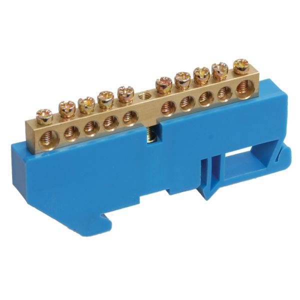 IEK YNN10-69-12KD-K07 Шина N "ноль" в корп изол на DIN-рейку ШНИ-6х9-12-К-С