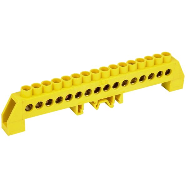 IEK YNN10-812-16DP-K05 Шина PE "земля" в комб DIN-изол"Стойка" ШНИ-8х12-16-КС-Ж IEK
