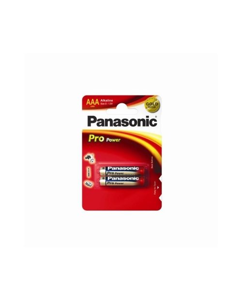 Батарейка щелочная PANASONIC Pro Power AAA/2B - фото 1