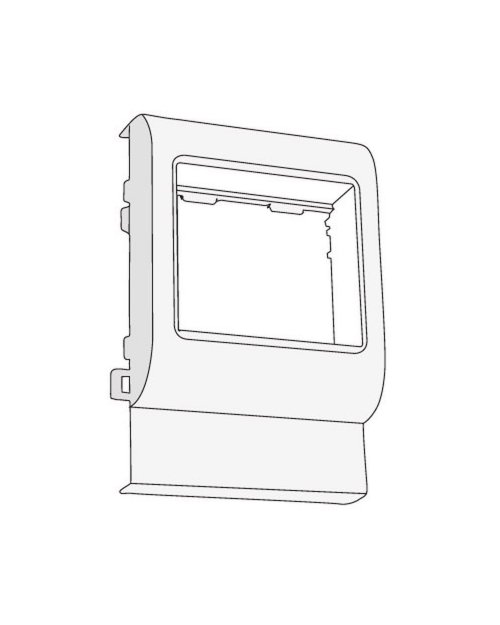 DKC 10463 PDA-BN 120 Рамка-суппорт под 2 модуля 