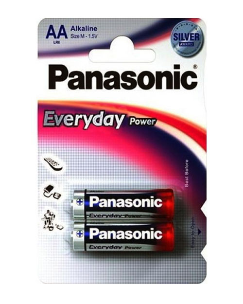 Батарейка щелочная PANASONIC Every Day Power AA/2B