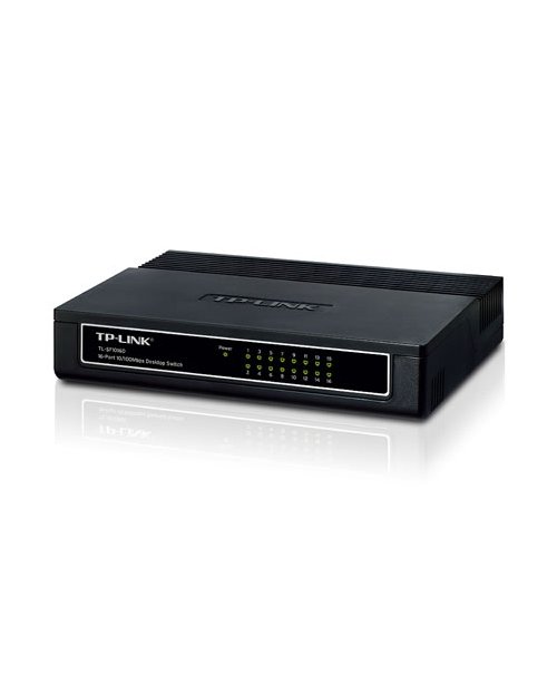 TP-Link TL-SF1016D 16-портовый 10/100 Мбит/с настольный коммутатор - фото 4