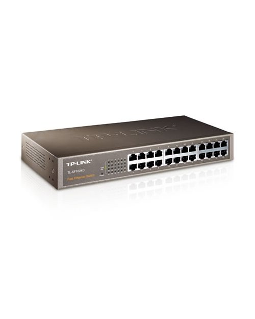 TP-Link TL-SF1024D 24-портовый Fast Ethernet настольный/монтируемый в стойку коммутатор - фото 3