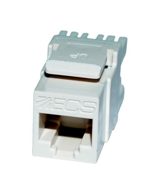 Розеточный модуль ECS Keystone 5e, UTP, RJ45 - фото 1