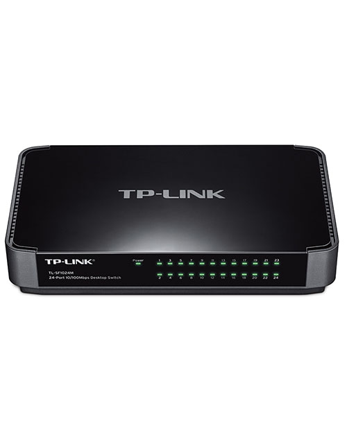 TP-Link TL-SF1024M 24-портовый 10/100 Мбит/с настольный коммутатор - фото 1