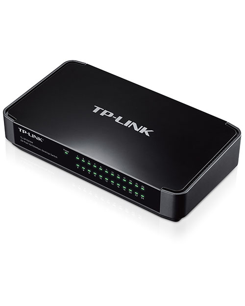 TP-Link TL-SF1024M 24-портовый 10/100 Мбит/с настольный коммутатор - фото 2