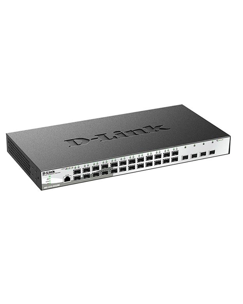 D-Link DGS-1210-28XS/ME 24 портами 100/1000Base-X SFP и 4 портами 10GBase-X SFP+ - фото 1