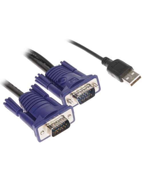 D-Link DKVM-CU5 Комплект кабелей для KVM переключ (4,5 м) - фото 1