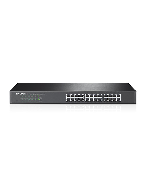 TP-Link TL-SF1024 Неуправляемый монтируемый в стойку FAST ETHERNET комм-тор - фото 1